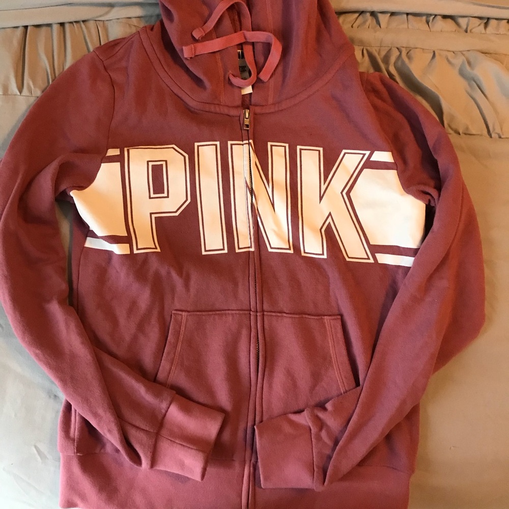 Pink zip up